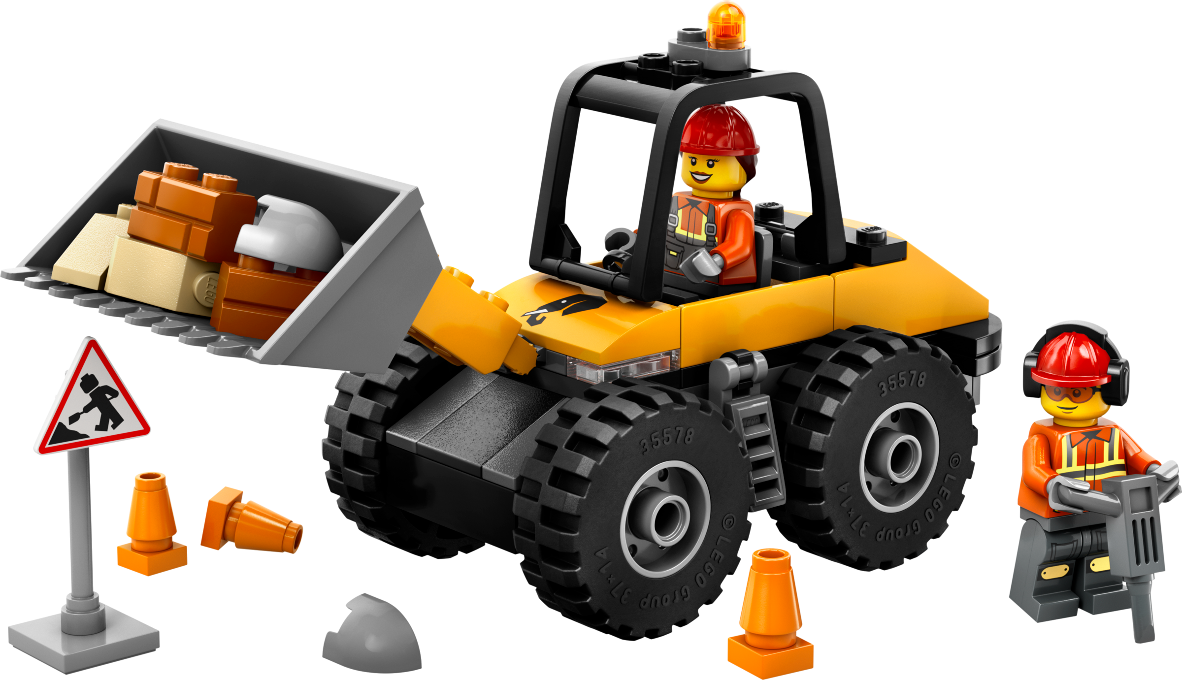 Yellow Construction Wheel Loader