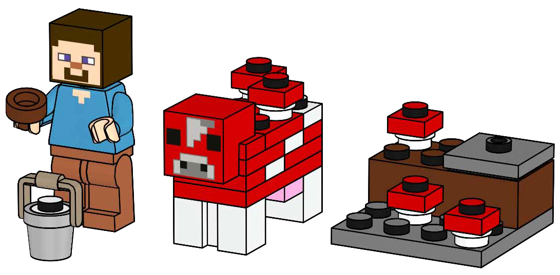 Steve and Mooshroom