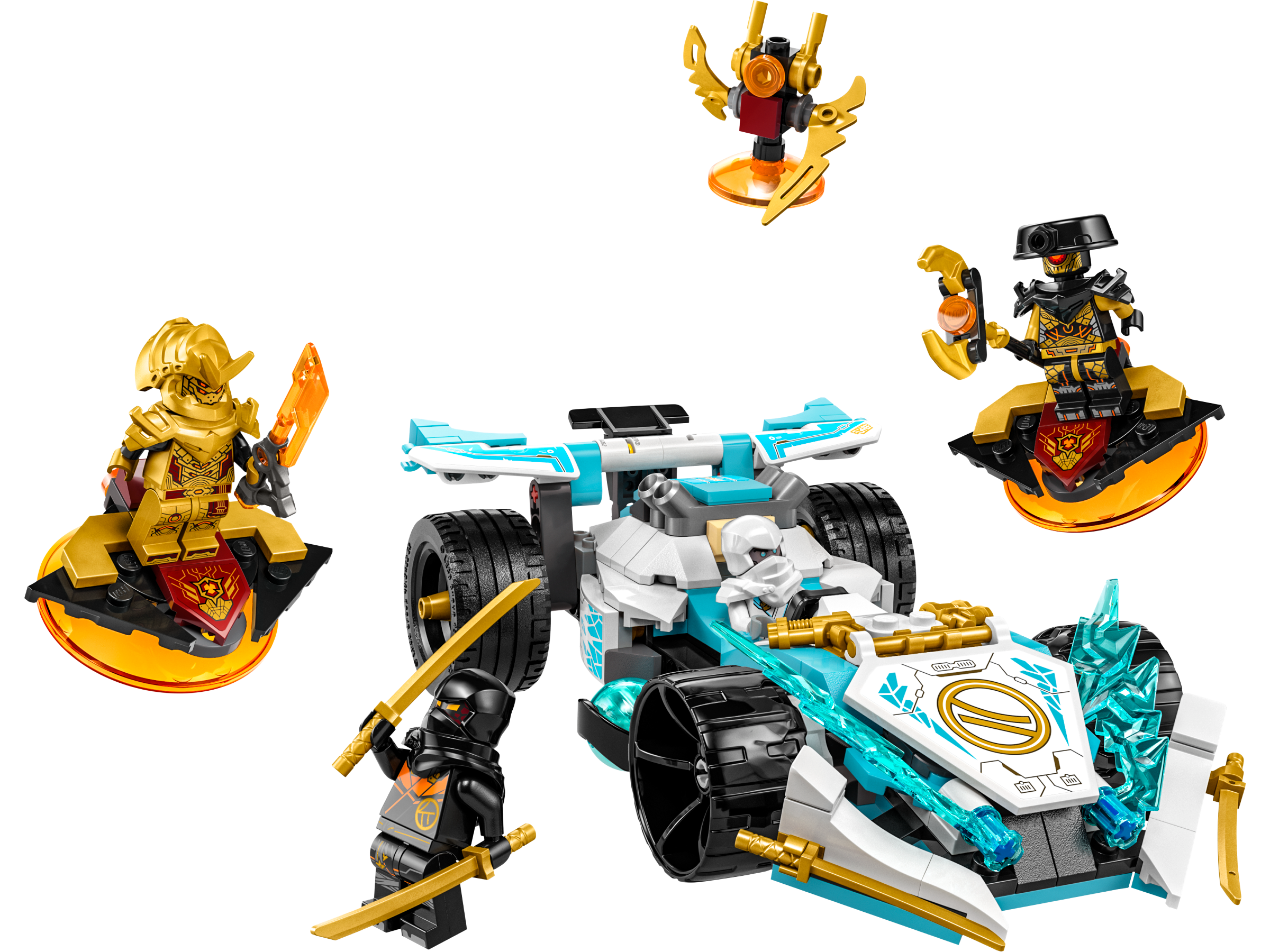Zane's Dragon Power Spinjitzu Race Car