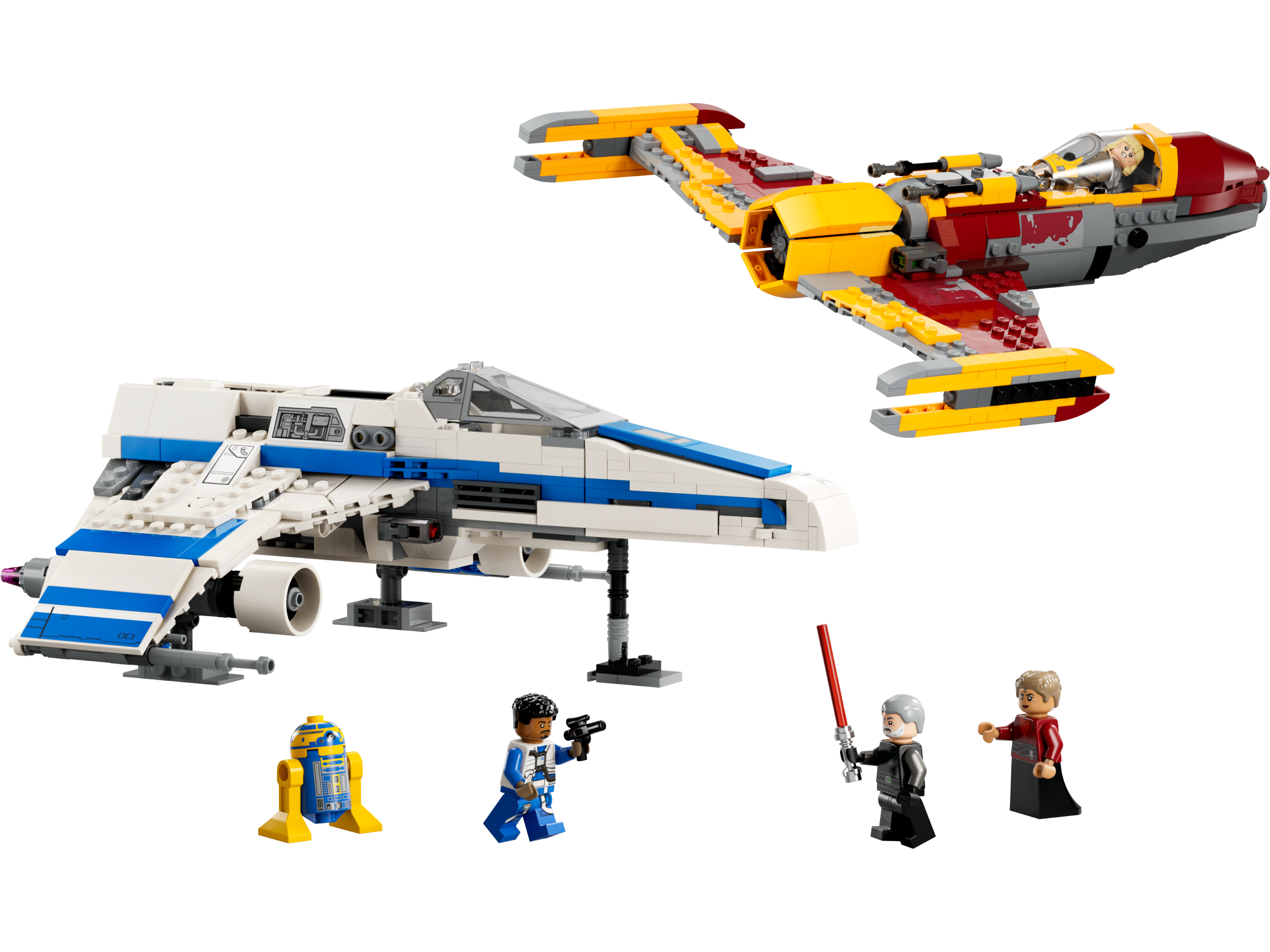 New Republic E-Wing vs. Shin Hati's Starfighter