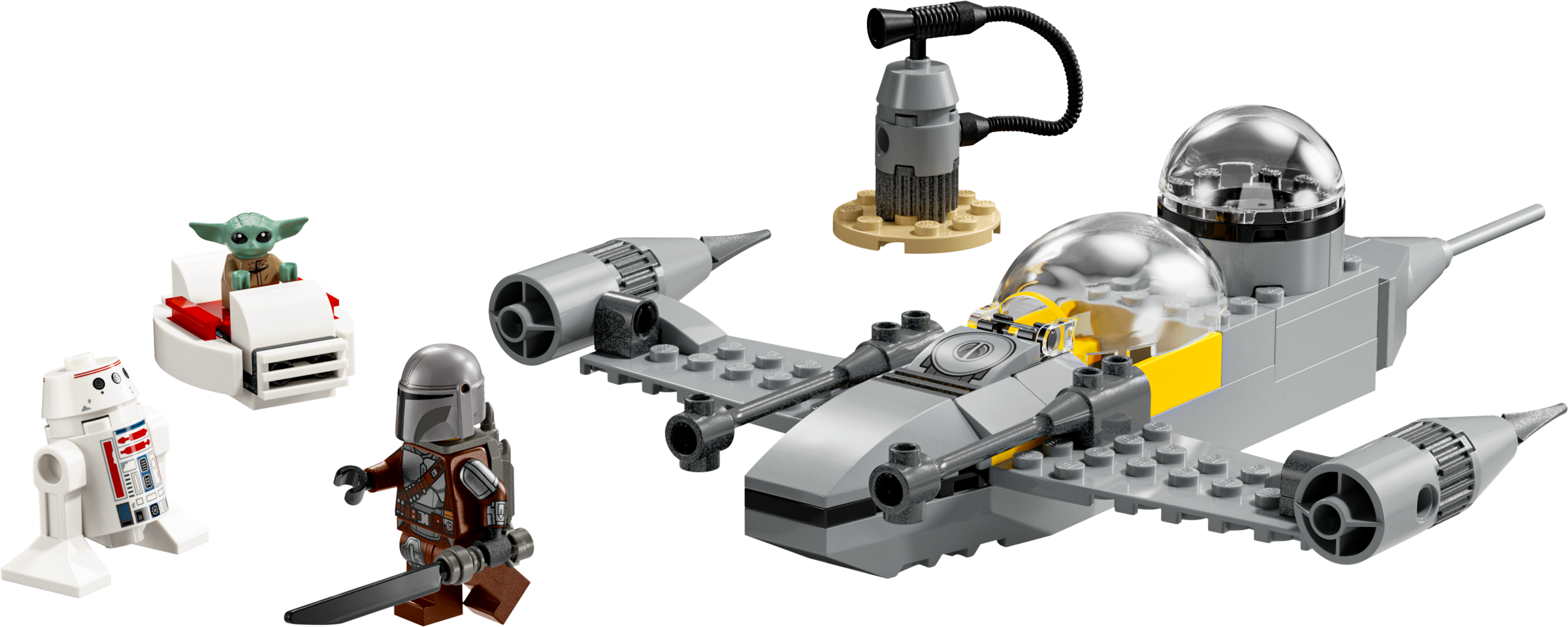Mando and Grogu's N-1 Starfighter