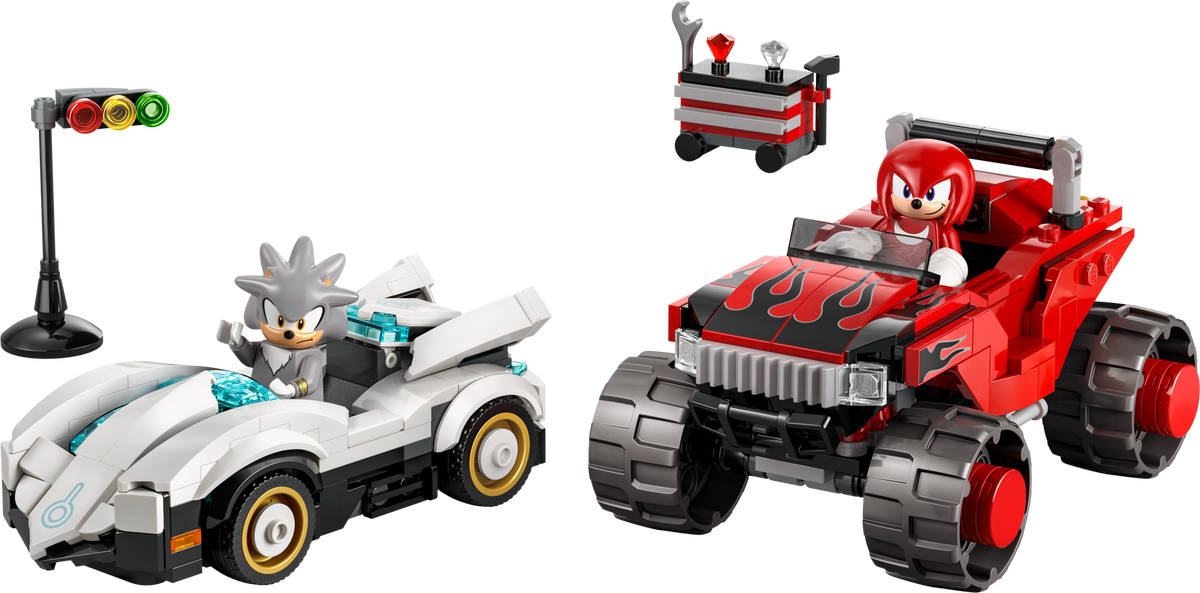 Silver's Car vs. Knuckles' Monster Truck
