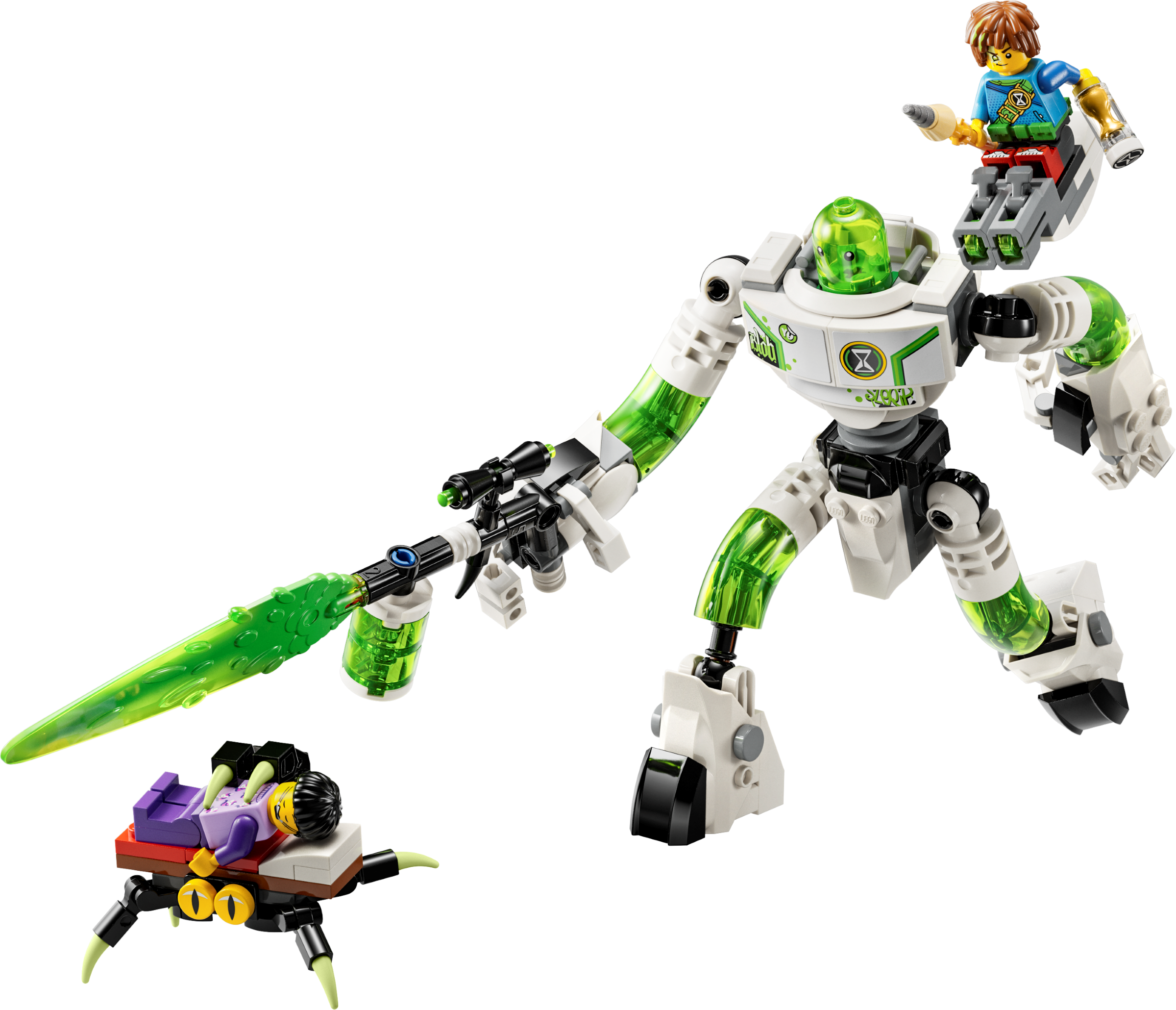 Mateo and Z-Blob the Robot