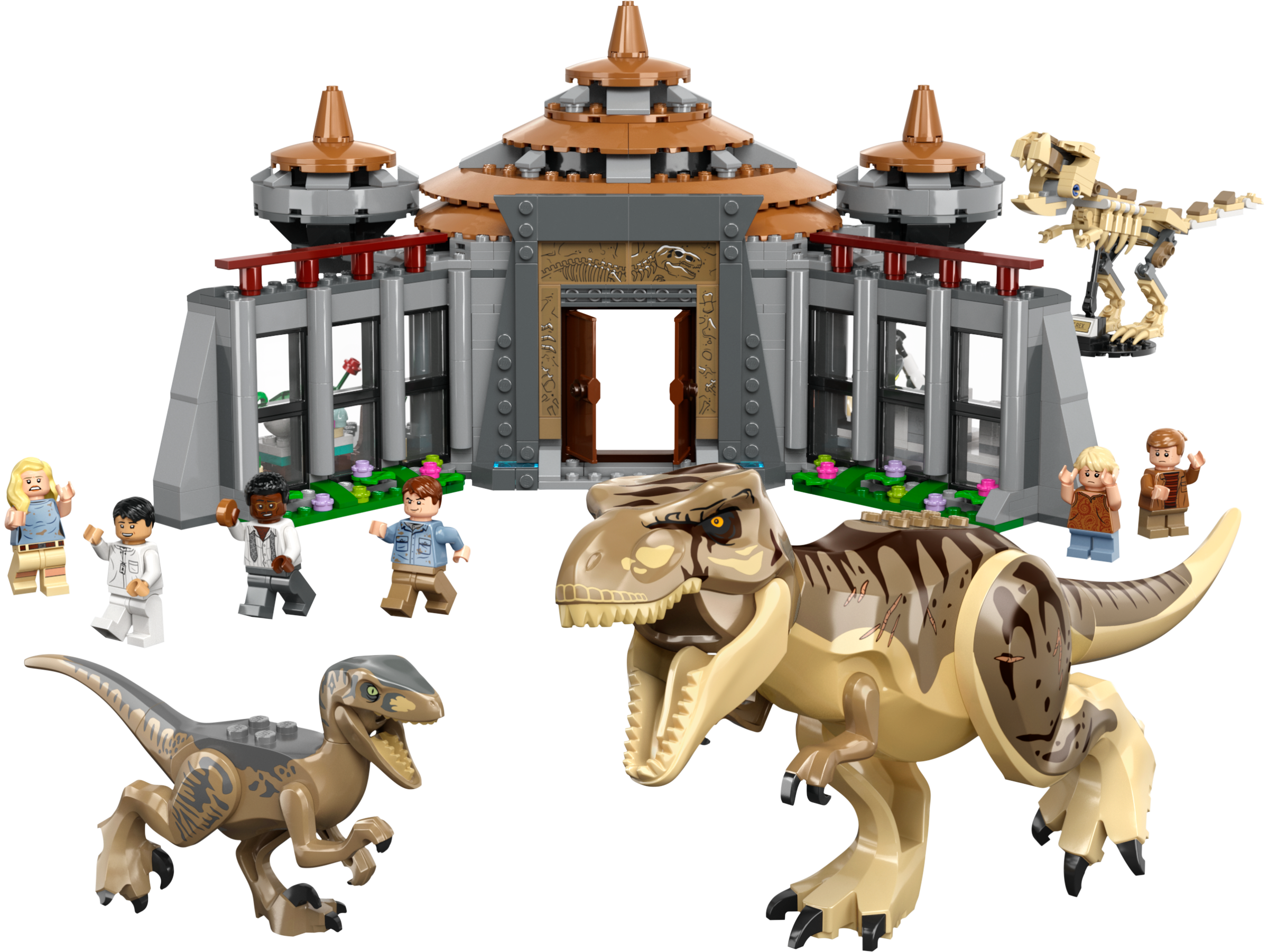 Visitor Center: T. rex & Raptor Attack